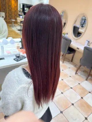 ミディアム カラー 表参道/ツヤツヤ/ 透明感🎨田嶋翔真のヘアスタイル