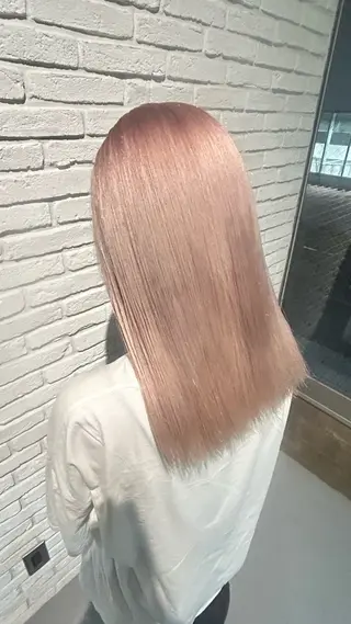 ロング 大賀 チサトのヘアスタイル