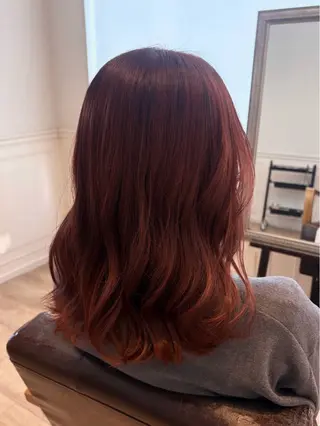 ミディアム カラー 艶感暖色カラー🥀/ レイヤー / れいかのヘアスタイル