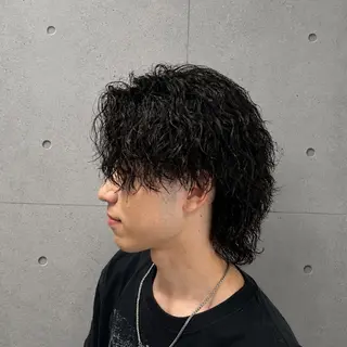 パーマ メンズ ウエムラ/似合 わせカット/パーマのヘアスタイル