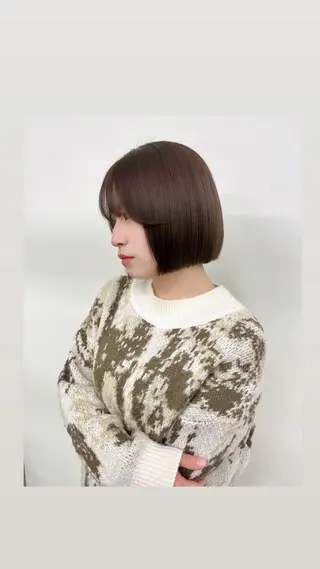 ショート 髪質改善/レイヤー /透明感カラー/真央のヘアスタイル