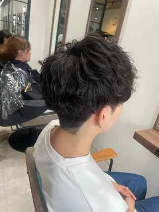 メンズ 韓国カット/透明感 Re.Labo岡本のヘアスタイル