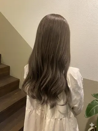 ロング カラー 透明感カラー/ 小顔カット/ミヅキのヘアスタイル