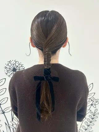 ヘアアレンジ 👔ボブ﹨髪質改善 ストレート🩳ももかのヘアスタイル
