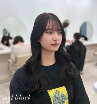 ロング 梅田髪質改善 韓国カット/星野綾哉のヘアスタイル