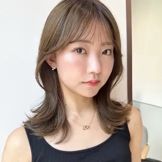 ミディアム カラー take/ショート& レイヤーカット/銀座のヘアスタイル