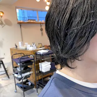 ショート カラー パーマ ヘアアレンジ 【ダメージレス施術】 【透明感】北村 拓也のヘアスタイル