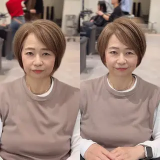 ショート ✨大人ショート特化 /カットモデル/銀座のヘアスタイル