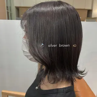 ミディアム 柔らかブラウン/栄/ tomitaのヘアスタイル