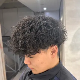 パーマ メンズ 🔥フェザーパーマ 特化🔥勇斗のヘアスタイル