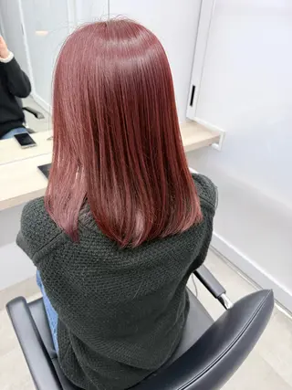 ミディアム 相川 玲央奈のヘアスタイル