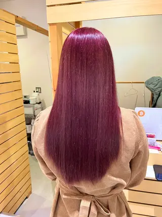 ロング カラー ✨髪質改善🎨 杉本賢人のヘアスタイル