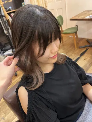 カラー 東茉央/ブリーチ リタッチ🧸銀座のヘアスタイル