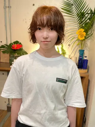 ショート パーマ YUKI 新宿カット パーマ/カラーのヘアスタイル