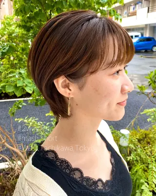 ショート カラー 竹嶌 健吾のヘアスタイル