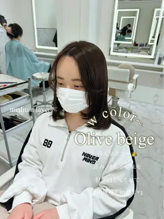 ミディアム カラー ParveMix┊ 太田 千尋🎀🪽のヘアスタイル