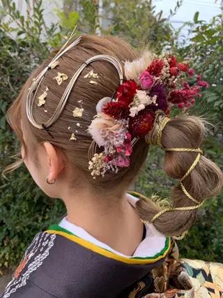 ロング 石川 大瑚のヘアスタイル