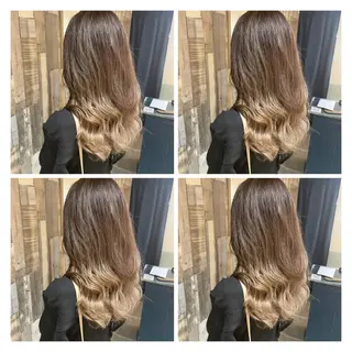 ロング カラー 髪質改善艶髪 ℍ𝔸ℝ𝕌𝕂𝔸のヘアスタイル