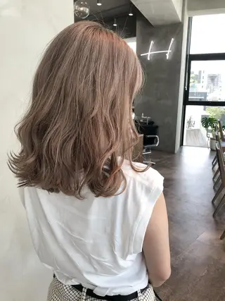 ミディアム カラー 韓国ヘア 店長NEGIのヘアスタイル