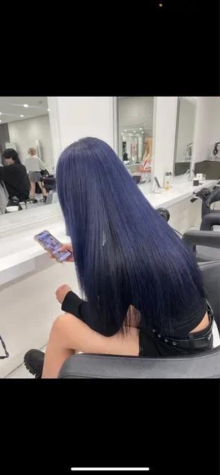 ロング カラー 韓国風トレンドカラー 🩶RINA🩶のヘアスタイル