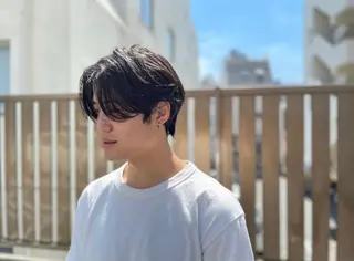 メンズ カットカラーモデル BASSA上石神井店のヘアスタイル