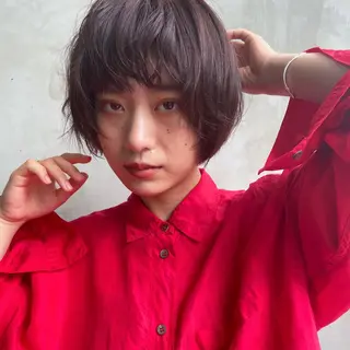 ショート カラー パーマ/パーマ落とし 【Kouta】のヘアスタイル