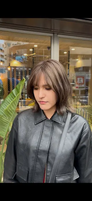 ミディアム 江口 幸太のヘアスタイル