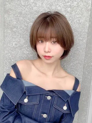 ショート カラー 畔上 尚也のヘアスタイル