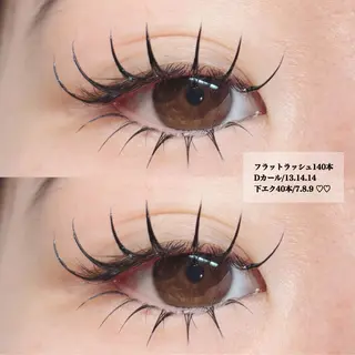 マツエク・マツパ 堀内 優衣💗パリジェンヌのマツエク・マツパデザイン