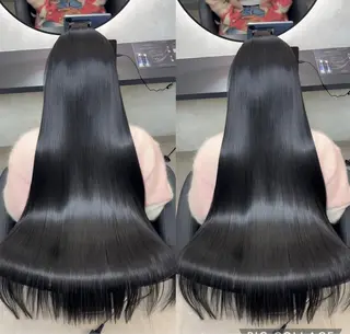 ロング カラー 新宿/髪質改善/ 縮毛矯正/松永ゆいのヘアスタイル