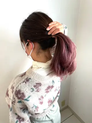 ミディアム 美髪矯正・レイヤー 倉友哉のヘアスタイル
