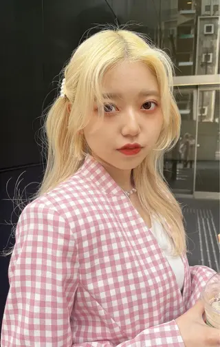 ロング RIKO👼🏻💓 韓国ガーリーのヘアスタイル
