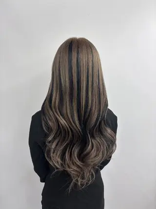 ロング カラー ベルグロー アルファのヘアスタイル