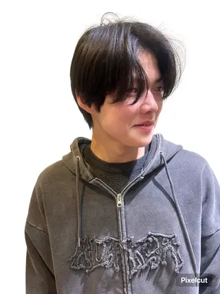 ショート メンズ 久木原 ゆりのヘアスタイル