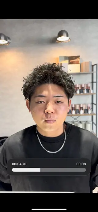 ショート パーマ指名率No1 メンズ特化ケイトのヘアスタイル