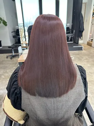 海外ヘア/透明感ヘア 湘南台/hinakoのヘアスタイル