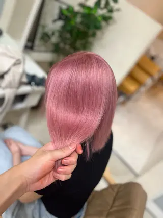 ミディアム 🧡可愛い色落ち🧡 ハイトーン特化🧡のヘアスタイル