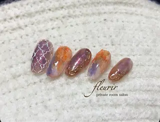 ネイル フルリール 【プライベートサロンのネイルデザイン