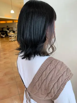 ミディアム カラー karen ☺︎のヘアスタイル