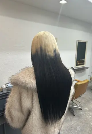 ロング カラー 木藤 優杏のヘアスタイル