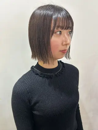 ボブ人気No,1✨ TAME副店長のヘアスタイル