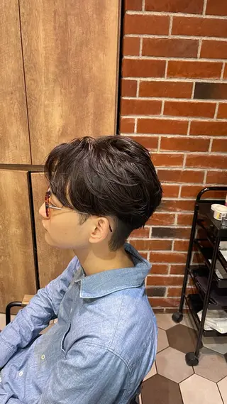 パーマ メンズ 大人男子の メンズパーマのヘアスタイル