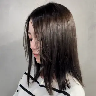 ロング カラー ヘアアレンジ fifth 石川 凪のヘアスタイル