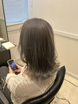 セミロング 🌼透け感カラー 🌼Rinaのヘアスタイル