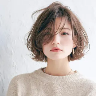 ショート カラー SOURCE京橋🌟 艶カラー/ヘアケアのヘアスタイル