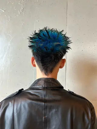 ショート カラー メンズ 仙庭 風輝のヘアスタイル