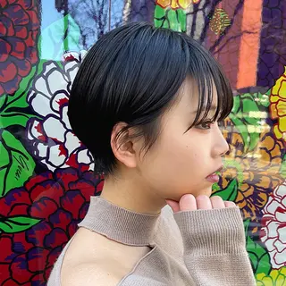 ショート カラー 【ショートカット 美髪矯正】今井隆太のヘアスタイル