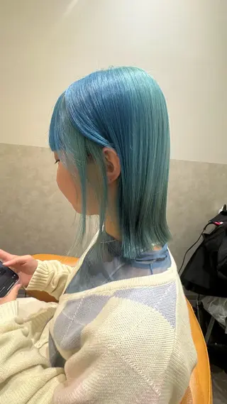 ミディアム カラー SALOWIN札幌大通り所属・札幌ブリーチカラー/ ダブルカラー/ドイのヘアスタイル