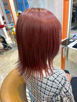 ミディアム カラー うしだ かおるのヘアスタイル