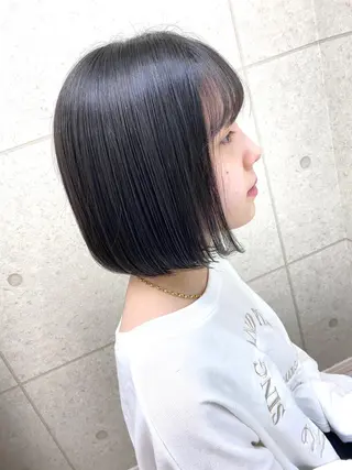 ミディアム 甲斐綾香 /髪質改善/縮毛矯正のヘアスタイル